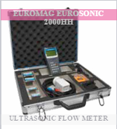 Euromag Portable Ultrasonic Clamp On Flow Meter
